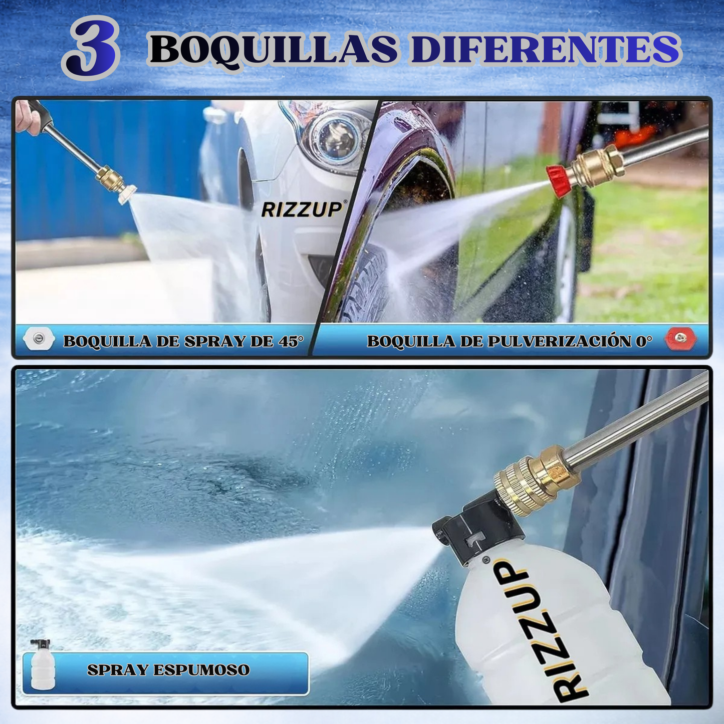 Hidrolavadora inalámbrica a presión