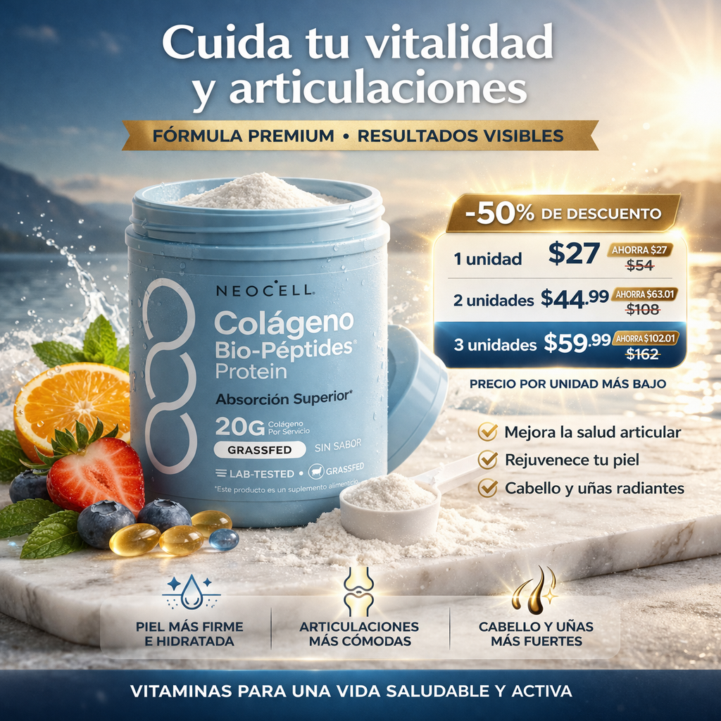 Colágeno Premium Bio-Péptides 20G Rejuvenecedor