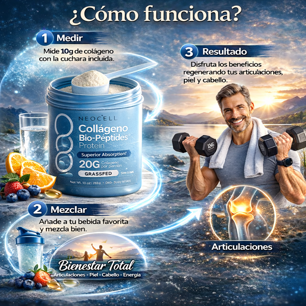 Colágeno Premium Bio-Péptides 20G Rejuvenecedor